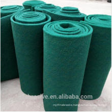 Green color Silicon carbide abrasive scouring pad